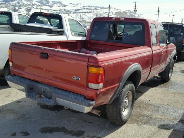 1FTZR15X6WPA63855 - 1998 FORD RANGER SUP RED photo 4