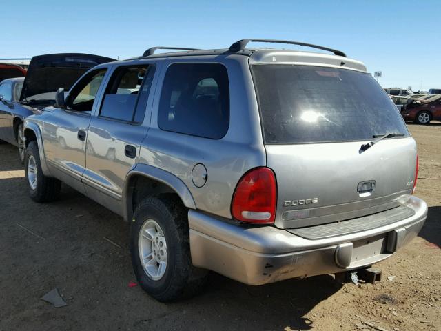 1B4HS28Z5XF584248 - 1999 DODGE DURANGO GRAY photo 3