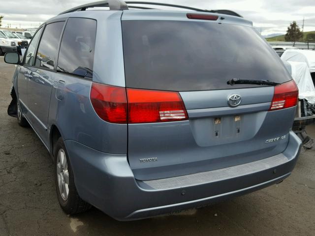 5TDZA23C25S304022 - 2005 TOYOTA SIENNA CE GRAY photo 3