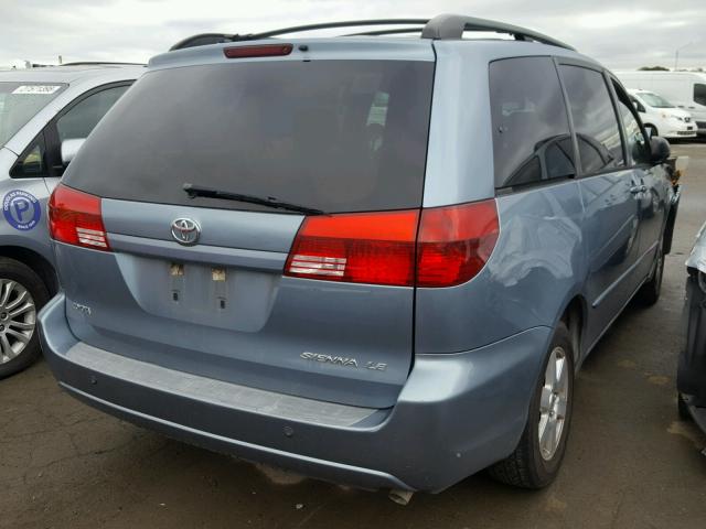 5TDZA23C25S304022 - 2005 TOYOTA SIENNA CE GRAY photo 4