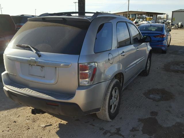 2CNDL63F256135342 - 2005 CHEVROLET EQUINOX LT SILVER photo 4