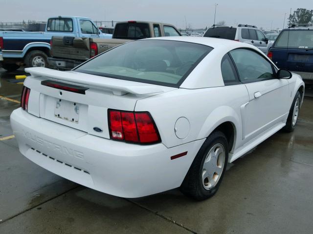 1FAFP40491F152394 - 2001 FORD MUSTANG WHITE photo 4