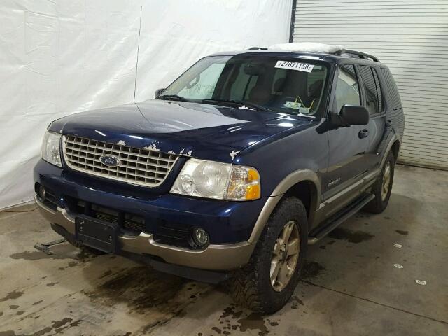 1FMDU74E34ZB14317 - 2004 FORD EXPLORER E BLUE photo 2