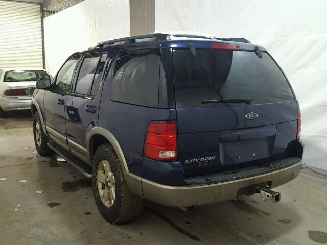 1FMDU74E34ZB14317 - 2004 FORD EXPLORER E BLUE photo 3