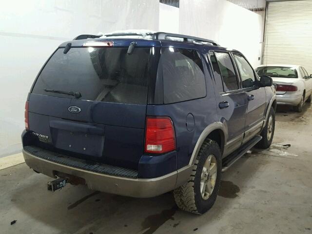 1FMDU74E34ZB14317 - 2004 FORD EXPLORER E BLUE photo 4