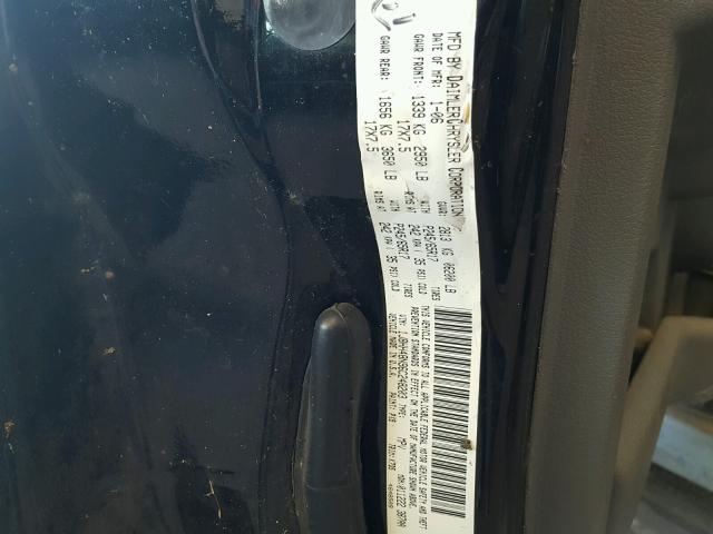 1J8HH48N96C248203 - 2006 JEEP COMMANDER შავი ფოტო 10