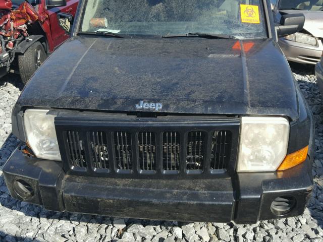 1J8HH48N96C248203 - 2006 JEEP COMMANDER შავი ფოტო 9