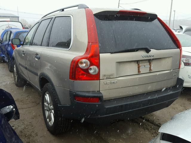 YV1CZ911X51154158 - 2005 VOLVO XC90 T6 GRAY photo 3