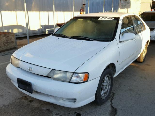 3N1AB41D7XL103472 - 1999 NISSAN SENTRA BAS WHITE photo 2