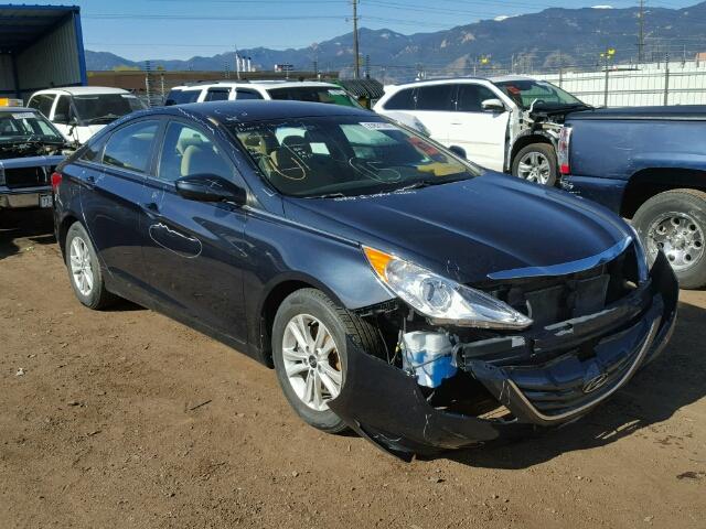 5NPEB4AC5DH514256 - 2013 HYUNDAI SONATA GLS BLUE photo 1