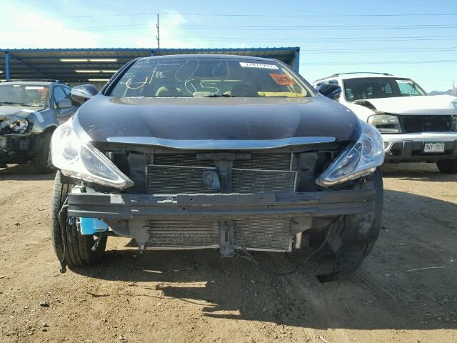 5NPEB4AC5DH514256 - 2013 HYUNDAI SONATA GLS BLUE photo 9