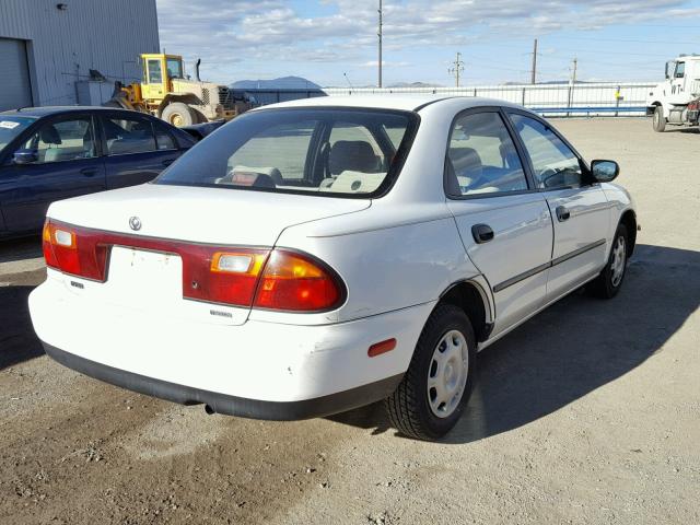 JM1BB1415T0357755 - 1996 MAZDA PROTEGE DX WHITE photo 4