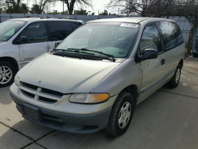 2B4FP25B2YR825824 - 2000 DODGE CARAVAN GREEN photo 2