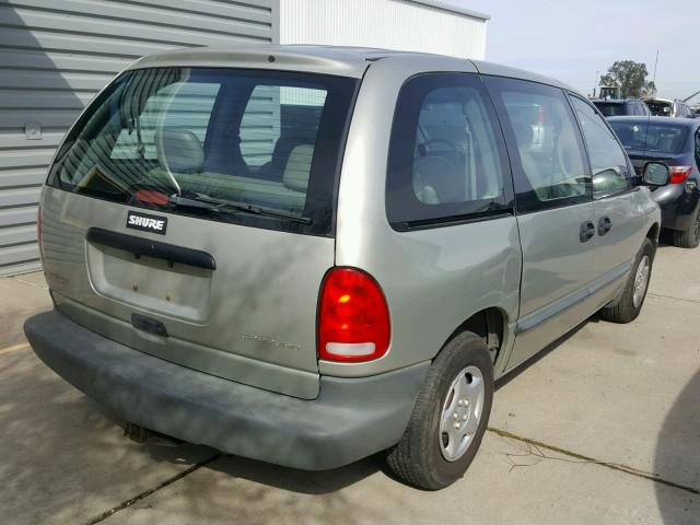 2B4FP25B2YR825824 - 2000 DODGE CARAVAN GREEN photo 4