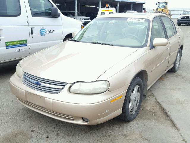1G1NE52JX16246040 - 2001 CHEVROLET MALIBU LS 金色 照片 2