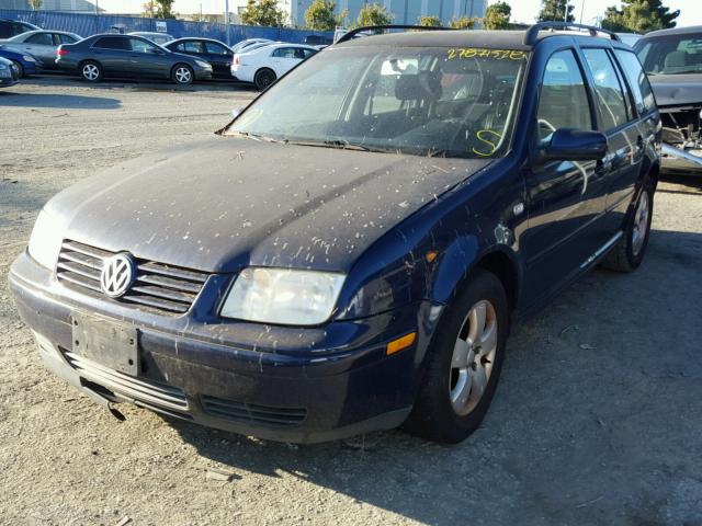 WVWSP61J83W126008 - 2003 VOLKSWAGEN JETTA GLS BLUE photo 2