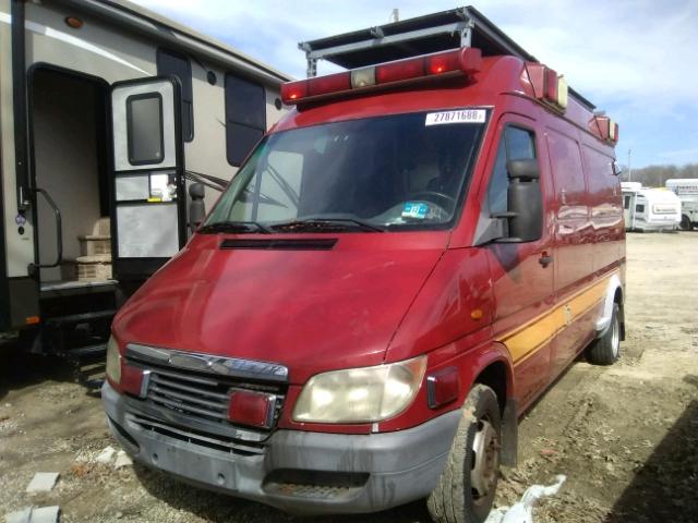 WD2YD441225292868 - 2002 FREIGHTLINER SPRINTER 2 RED photo 2