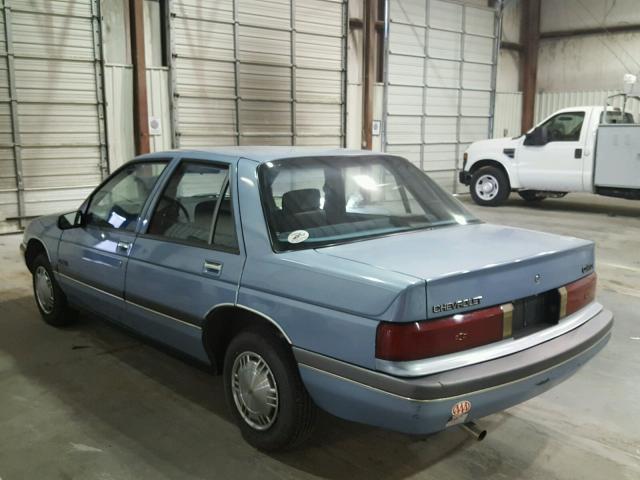 1G1LT5112JE298332 - 1988 CHEVROLET CORSICA BLUE photo 3