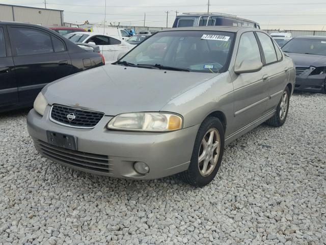 3N1BB51DX1L107677 - 2001 NISSAN SENTRA SE GOLD photo 2