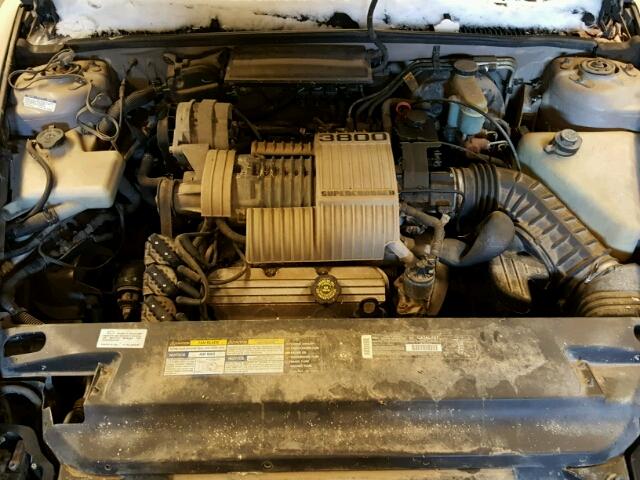 1G4GD2216S4702903 - 1995 BUICK RIVIERA TAN photo 7