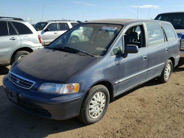 JHMRA3875WC005529 - 1998 HONDA ODYSSEY EX BLUE photo 2