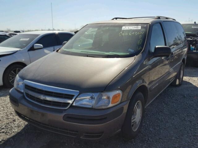 1GNDX03E02D294250 - 2002 CHEVROLET VENTURE BROWN photo 2