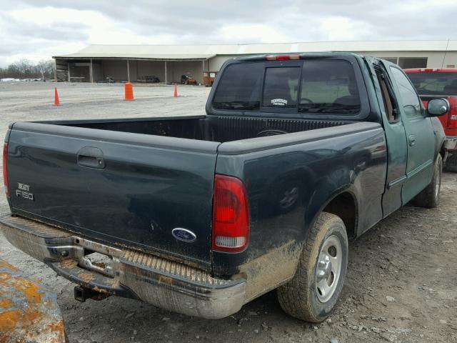 1FTZX17201NB77927 - 2001 FORD F150 GREEN photo 4