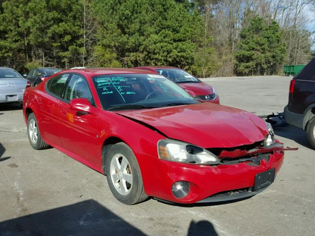 2G2WP552081174037 - 2008 PONTIAC GRAND PRIX RED photo 1