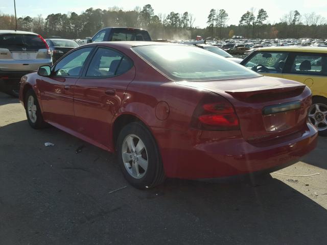 2G2WP552081174037 - 2008 PONTIAC GRAND PRIX RED photo 3