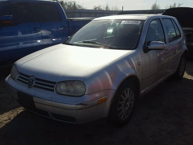 9BWGL61J854001659 - 2005 VOLKSWAGEN GOLF GLS SILVER photo 2