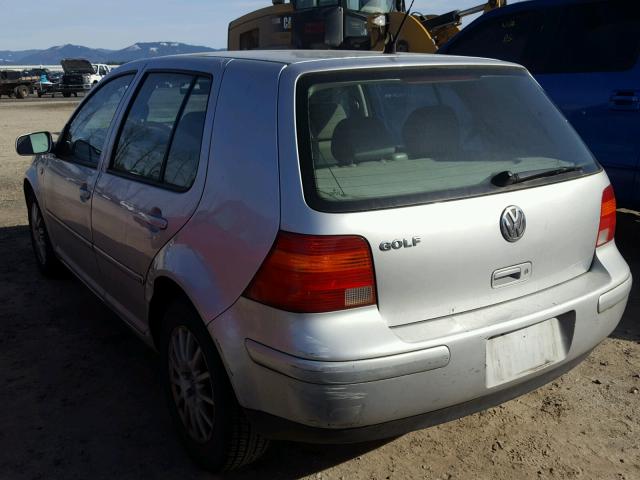 9BWGL61J854001659 - 2005 VOLKSWAGEN GOLF GLS SILVER photo 3