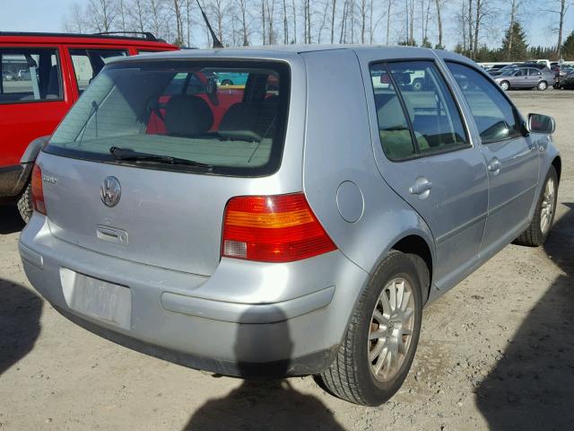 9BWGL61J854001659 - 2005 VOLKSWAGEN GOLF GLS SILVER photo 4