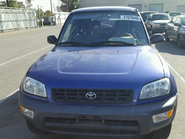 JT3GP10V0W0029667 - 1998 TOYOTA RAV4 PURPLE photo 9