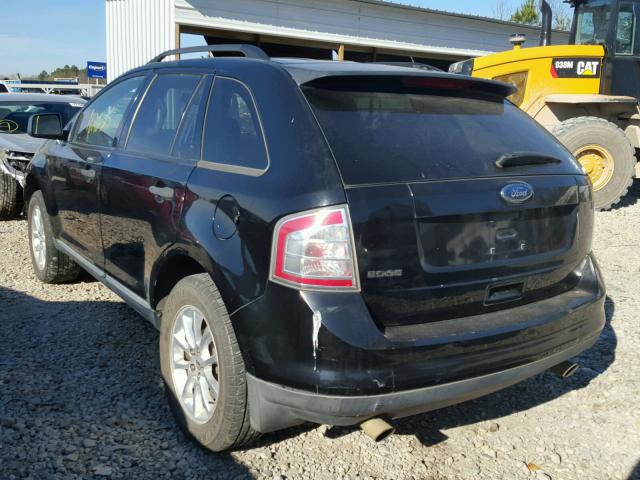 2FMDK36C98BB04863 - 2008 FORD EDGE SE BLACK photo 3