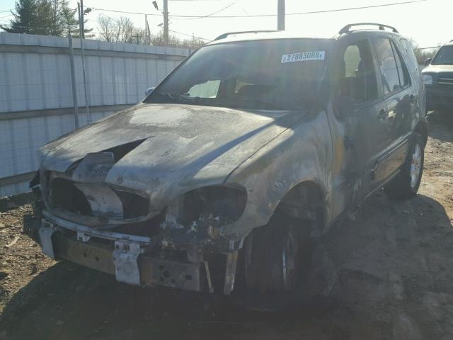 4JGAB57EX4A510252 - 2004 MERCEDES-BENZ ML 350 BURN photo 2