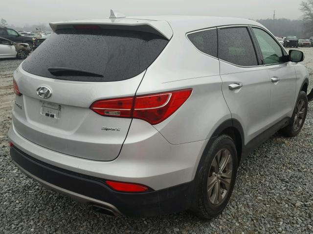 5XYZT3LB4DG106772 - 2013 HYUNDAI SANTA FE S SILVER photo 4