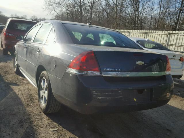 2G1WT57N191227224 - 2009 CHEVROLET IMPALA 1LT CHARCOAL photo 3