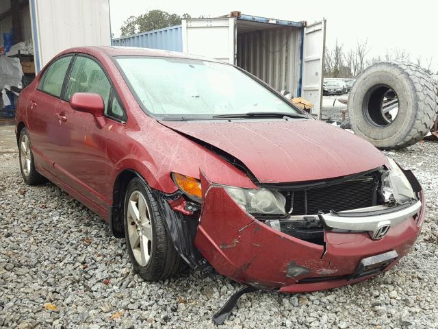 2HGFA168X6H512509 - 2006 HONDA CIVIC EX RED photo 1