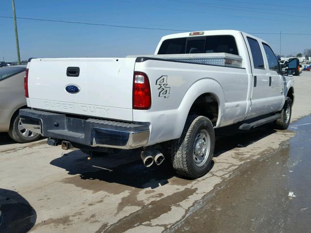 1FT7W3BT7CEB86634 - 2012 FORD F350 SUPER WHITE photo 4