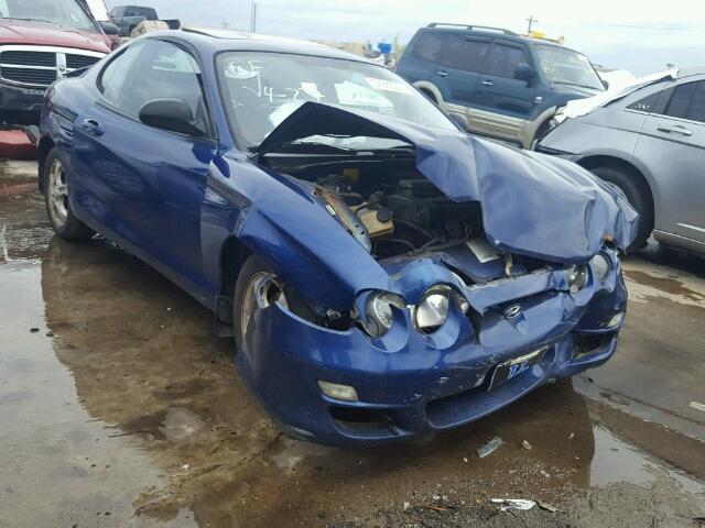 KMHJG25F71U221657 - 2001 HYUNDAI TIBURON BLUE photo 1