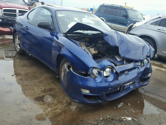 KMHJG25F71U221657 - 2001 HYUNDAI TIBURON BLUE photo 9