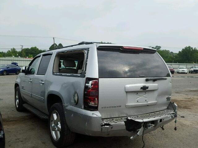 1GNUCJE06AR202451 - 2010 CHEVROLET SUBURBAN C SILVER photo 3