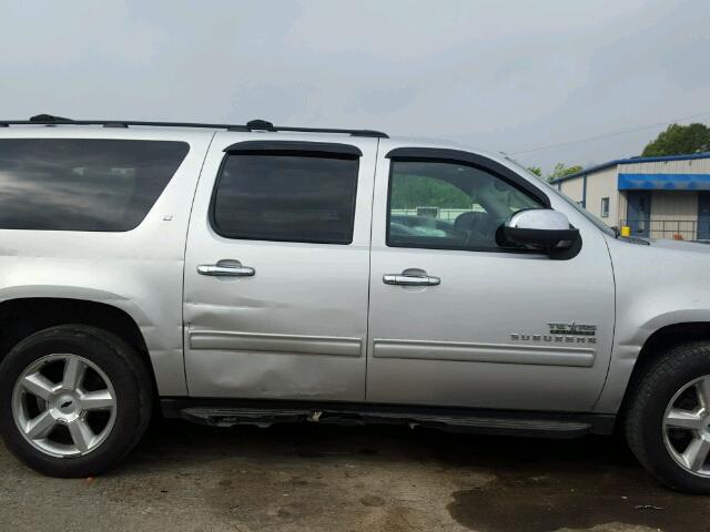 1GNUCJE06AR202451 - 2010 CHEVROLET SUBURBAN C SILVER photo 9