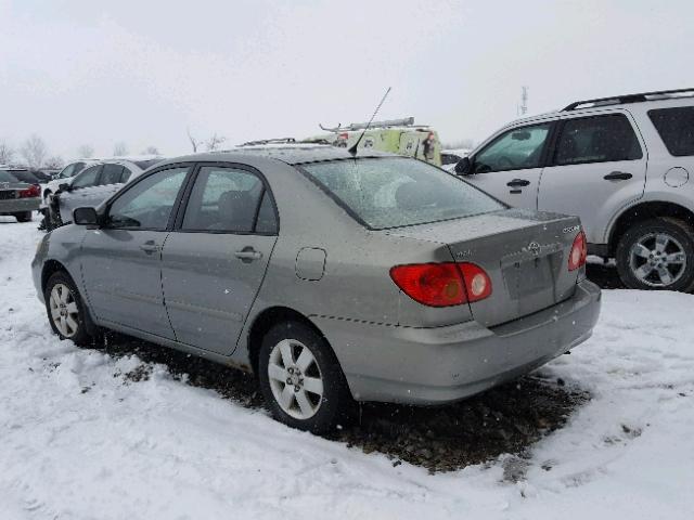 2T1BR38E14C804626 - 2004 TOYOTA COROLLA CE GREEN photo 3