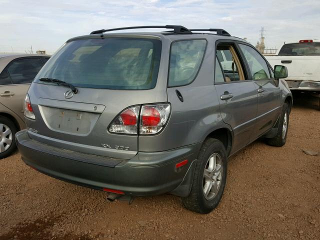 JTJHF10U620263278 - 2002 LEXUS RX 300 GRAY photo 4