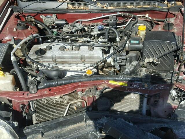 1N4DL01D9YC198779 - 2000 NISSAN ALTIMA XE BURGUNDY photo 7