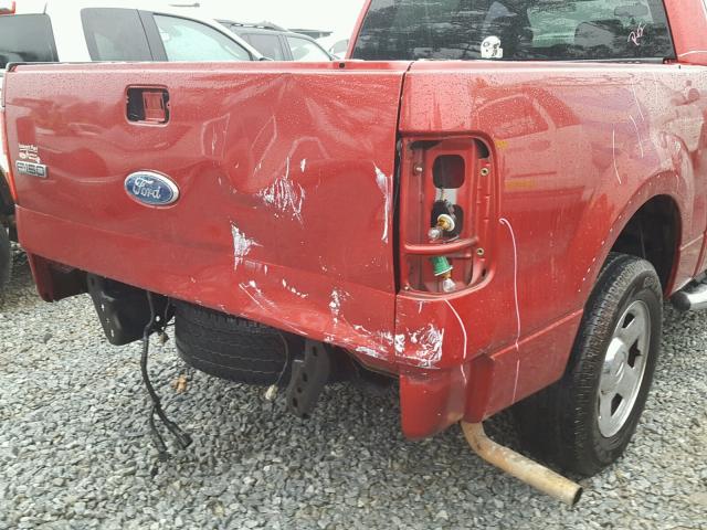 1FTPW12V37KD66058 - 2007 FORD F150 SUPER RED photo 9