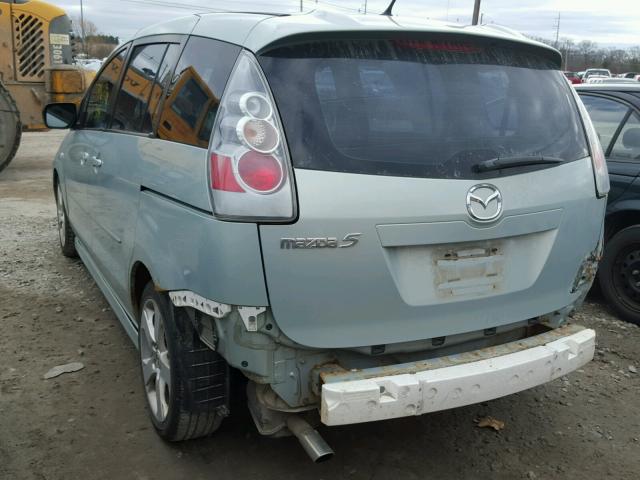 JM1CR29L370144373 - 2007 MAZDA 5 GREEN photo 3