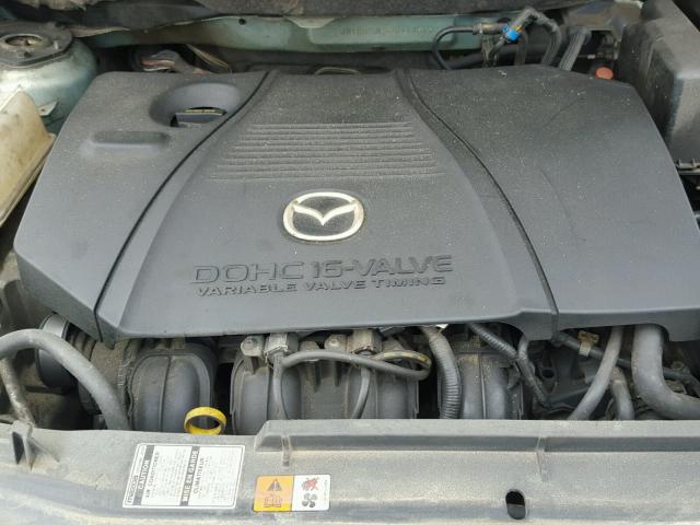 JM1CR29L370144373 - 2007 MAZDA 5 GREEN photo 7