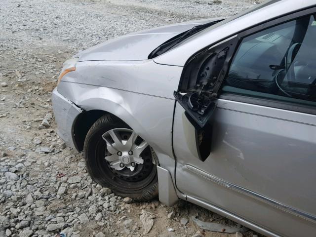 3N1AB6APXAL725335 - 2010 NISSAN SENTRA 2.0 SILVER photo 9